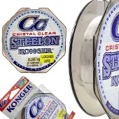 Konger Steelon Cristal Clear Fluorocarbon Coating Vislijn 0.25mm 100m