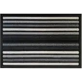 Nestor Grijze Rubberen Deurmat 40x60 cm - Antislip Buitenmat