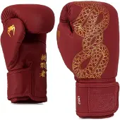Venum Serpenti Bokshandschoenen Bordeaux Rood Goud - 16 OZ