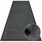 Nestor Grijze Deurmat 80x200 cm - Vuilvanger & Antislip