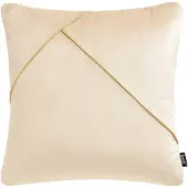 Room99 Decoratieve Kussenhoes Be Glam Simple 45x45cm Velours Crème
