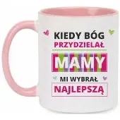 Alfa Moederdag Mok - Wit/Roze - Cadeau voor Mama