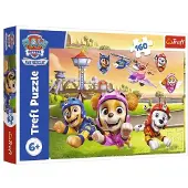 Trefl puzzel PAW Patrol - 160 stukjes - kleurrijke legpuzzel voor kinderen.
