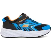 SKECHERS Sneakers 'Microspec Tread' azuur / zwart