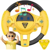 Norimpex Interactieve Race Stuur voor Kinderen met Geluid en Zuignap