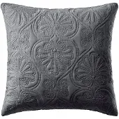 Room99 Decoratieve Kussenhoes Leila 45x45cm Donkergrijs - Luxe Kwaliteit