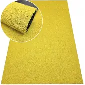 Nestor Gele balkonmat buiten 90x150cm - Antislip PVC-bodem
