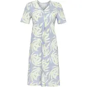 Ringella Elegant flora nachthemd blauw - Blauw - Maat - 36
