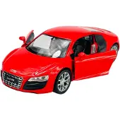 Welly Audi R8 Coupe V10 Metaal Modelauto 1:34 Rood