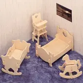 Sea-Land Houten 3D Puzzel Kinderkamer Meubels - 8+ Jaar