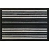 Nestor Grijze Buitenmat 45x75 cm - Antislip Rubber Instapmat