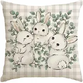 ECarla Decoratieve Paaskussenhoes 45x45cm - Lentethema