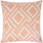 Domarex Katoenen Sierkussenhoes 45x45cm - Geometrisch Roze
