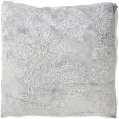 BBK Zachte Lamswol Kussenhoes Lichtgrijs - Royal Chic