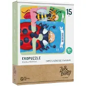 Trefl Ekopuzzle dwuelementowe. Zaprzyjaźnij się z owadami - Tweeledige ecopuzzels. Word vrienden met insecten