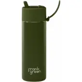 Frank Green Waterfles Ceramic Reusable Bottle Khaki 595 ml