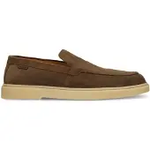 Manfield Bruine suède loafers | Maat 43