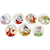 Blanche-Neige Et les Sept Nains Schneewittchen 7 Zwerge - Teller-Set Unisex Bord - meerkleurig - Standard