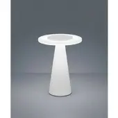 HELESTRA LED-tafellamp Bax, dimbaar, wit / opaal, Slaapkamer, Aluminium, Modern, LED tafellamp