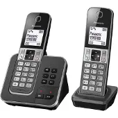 Panasonic KX-TGD322 - téléphone sans fil - système de répondeur avec ID d'appelant/appel en instance + combiné supplémentaire