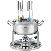 Rösle Fondueset met Gasbrander Zilver