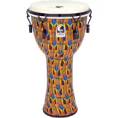 Toca DJEMBE FREESTYLE MECHANICALTUNED KENTE CLOTH 12'' SFDMX-12K