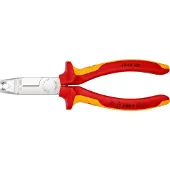 Knipex Ontmantelingstang geïsoleerd | Meer-componentengrepen | VDE-getest | Verchroomd | Lengte 165 mm - 13 46 165 SB