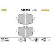 Valeo 302555 Remblokken