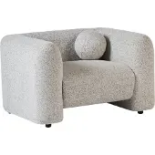 Beliani LEIREN - Fauteuil - Beige - Polyester