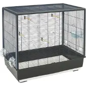 Savic vogelkooi primo 60 knock down zwart - 80x50x70 cm