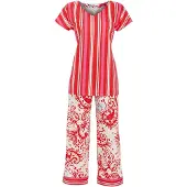 Ringella Bontgekleurde pyjama paisley strepen | Maat 40
