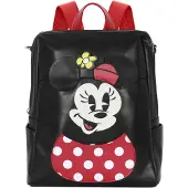 KARACTERMANIA Rugzak 'Minnie Mouse' rood / zwart / wolwit