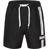 Lonsdale Zwemshorts 'Knockan' zwart / wit
