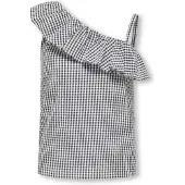 ONLY GIRLS Top 'KOGSmilla' zwart / wit