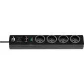 Brennenstuhl 4-socket plugboard with power switch