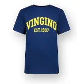 Vingino T-shirt Icon-logo-SS Jongen Blauw 92