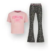 Vingino Weika Meisjes Pyjamaset - Deep Black