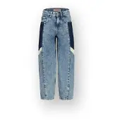 Vingino Baggy Jeans Kit sports Unisex Blauw 110