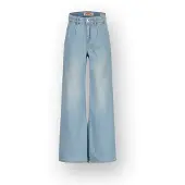 Vingino Extra Wide Leg Jeans Cathy Meisje Blauw 122
