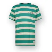 Vingino gestreept T-shirt groen Jongens Katoen Ronde hals Streep - maat 164