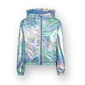 Vingino jack blauw Jas Meisjes Polyester Capuchon Meerkleurig - maat 152