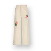Vingino Extra Wide Leg Jeans Cassie Special Meisje Wit 110