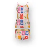 Vingino U262 Holdiay singlet set Meisjes Ondergoedsetje - Fairy Pink