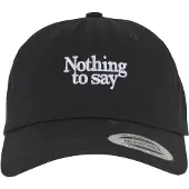Mister tee Pet 'Nothing To Say' zwart / wit