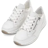 Ara Sneakers laag 'Osaka' zilver / wit