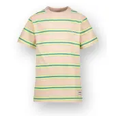Vingino gestreept T-shirt roze Jongens Katoen Ronde hals Streep - maat 152