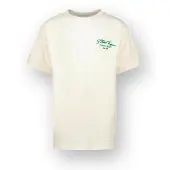 Vingino T-shirt met backprint ecru Wit Jongens Katoen Ronde hals Backprint - maat 140