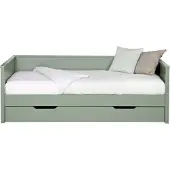 Woood Nikki Bedbank Incl Bedlade - Grenen - Groen - 208x100