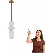 ITALUX NICO LED Hanglamp 15W - Modern Design, Warm Wit Licht