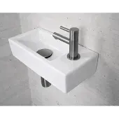 Wiesbaden Fonteinset glans wit color gunmetal